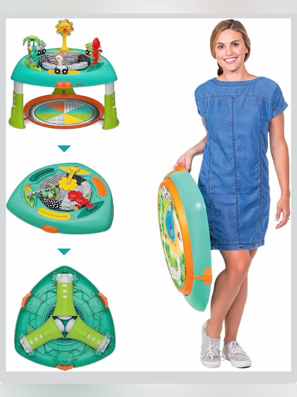 🦁 Infantino Sit, Spin & Stand Entertainer🦓